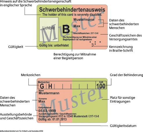 Schwerbehindertenausweis